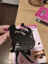Plantillas de Delineador de Ojos de línea de gato utensilio de maquillaje para ojos plantilla modeladora fácil de maquillar línea de gato plantillas tarjeta para delineador