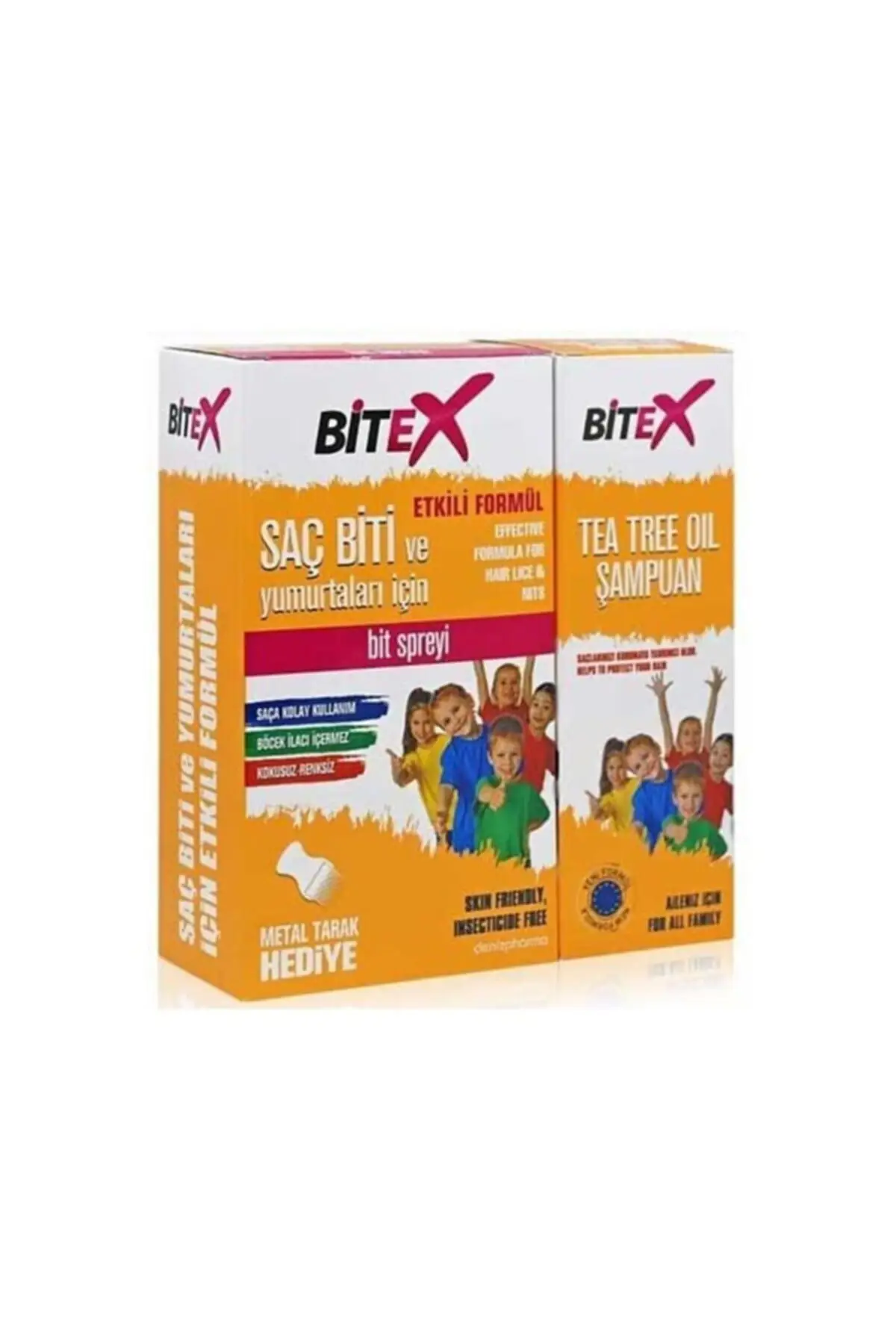 Bit Spray 100 Ml + Tea Tree Shampoo 150 Ml Gift Head Louse Repellent Spray Prurito Per Capelli. Trattamento Dell'Aceto Dei Pidocchi Della Testa