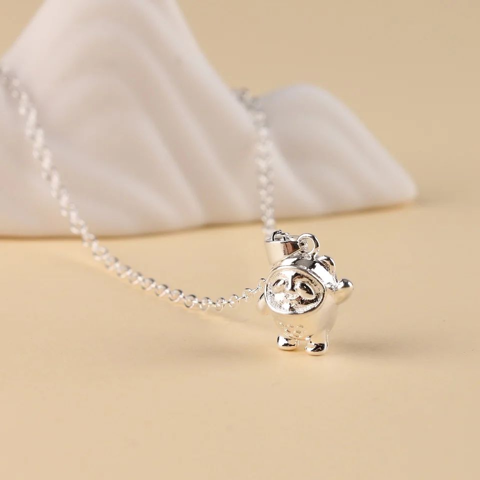 2022 Hot Beijing Winter Pattern Panda Sterling Silver Necklace S925 Necklace Cute and Fashion Hot for Lovers Women