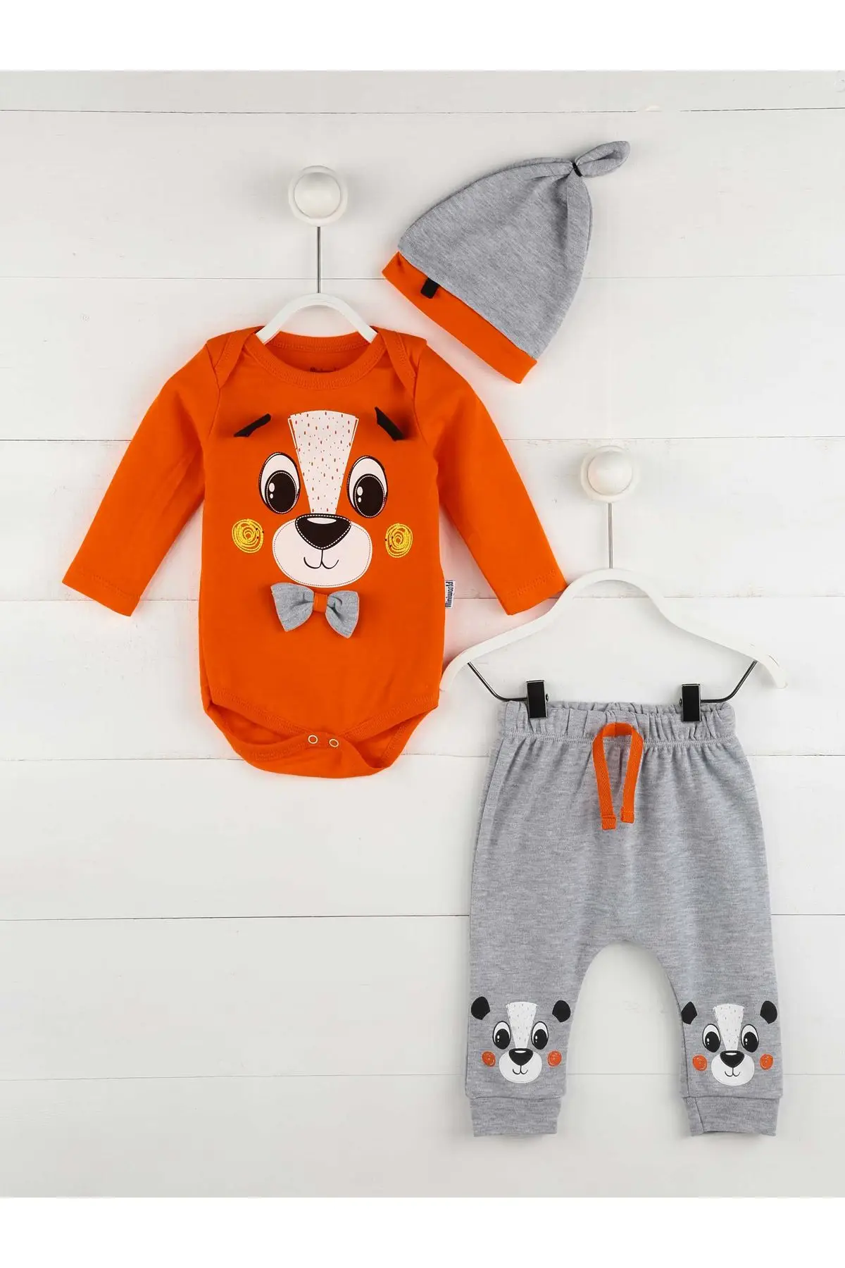 Infant Baby Boy Sets 2020 Spring Fall Green Tops T-Shirts + CartoonPants Hat New born Girl clothing Outfits 3 Pieces |
