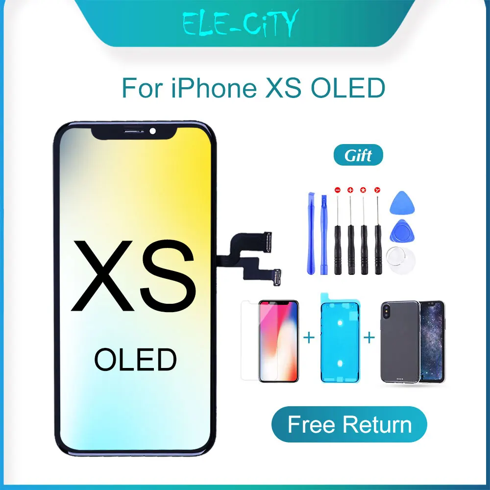 OLED-дисплей для iPhone XS класс AAA ++ сенсорный экран дигитайзер в сборе Замена