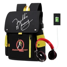 

2022 Freddie Mercury Kids School Backpack Cute School Bag Girly Gift Backpack