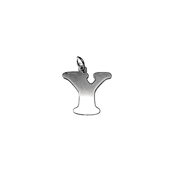 

Pendant 925 sterling silver m smooth 24mm. Letter AND [AA7749]