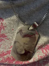 Nextvance-Collar personalizado de acero inoxidable para hombre y mujer, Grabado libre con foto y nombre en 3 colores, regalo de San Valentín