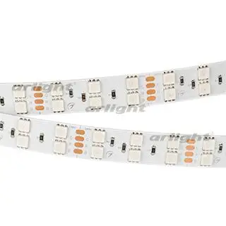

011205(1) ribbon RT 2-5000 24v RGB 2x2 (5060, 600 LED, Lux)-5 m. Arlight
