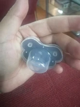 1/ 2 uds bebé chupete de silicona suave bebés morder masticar suministros recién nacido confort apaciguar pezón de tetina chupetes