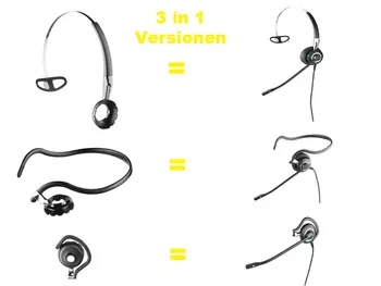 

Jabra BIZ 2400 II Dungarees Broadband QD 3 in 1 Black