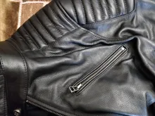 Ropa de piel de vaca de marca para hombre, ropa de cuero genuino, chaqueta de motorista vintage de moda, abrigo de cuero fresco, calidad, envío gratis