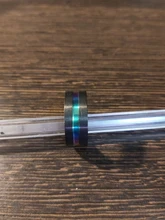 FDLK-Anillo de madera con incrustaciones de flecha y concha para hombre, joyería de lujo, 8mm, 24 estilos