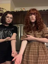 Plaid Dress Peter-Pan-Collar Long-Sleeve Autumn-Style Mori-Girl Cute Kawaii Fashion Lady