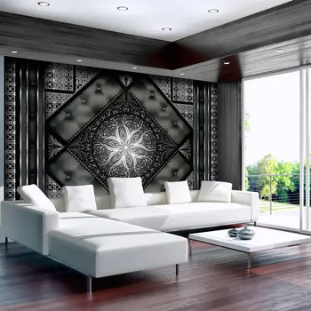

Wall mural-Black mosaic - 150x105 cm