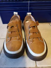 AIYUQI-zapatillas de deporte para mujer, zapatos informales de piel auténtica, talla grande 42 43, para estudiantes, a la moda, para Primavera, 2021