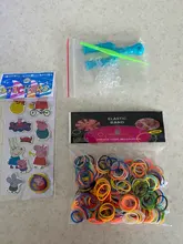 Loom-Bandas de goma para el pelo para niños, pulsera tejida, Juguetes DIY coloridos, regalo de Navidad, 2020