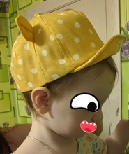 Sombrero con orejas para niño y niña, accesorios de fotografía recién nacido, Béisbol #40