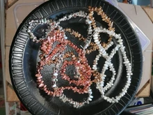 Cuentas chapadas en oro KC, material de cuentas hechas a mano, DIY, pulsera, pendientes, 1 Uds.