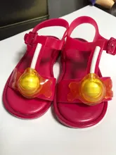 Sandalias con diseño de Mini melissa para niñas, zapatos transpirables, de verano, 2021