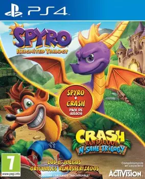 

Spyro: Reignited Trilogy + Crash Bandicoot: Trilogy Ps4 Playstation 4 Activision Spain, S.L. Age 7 +