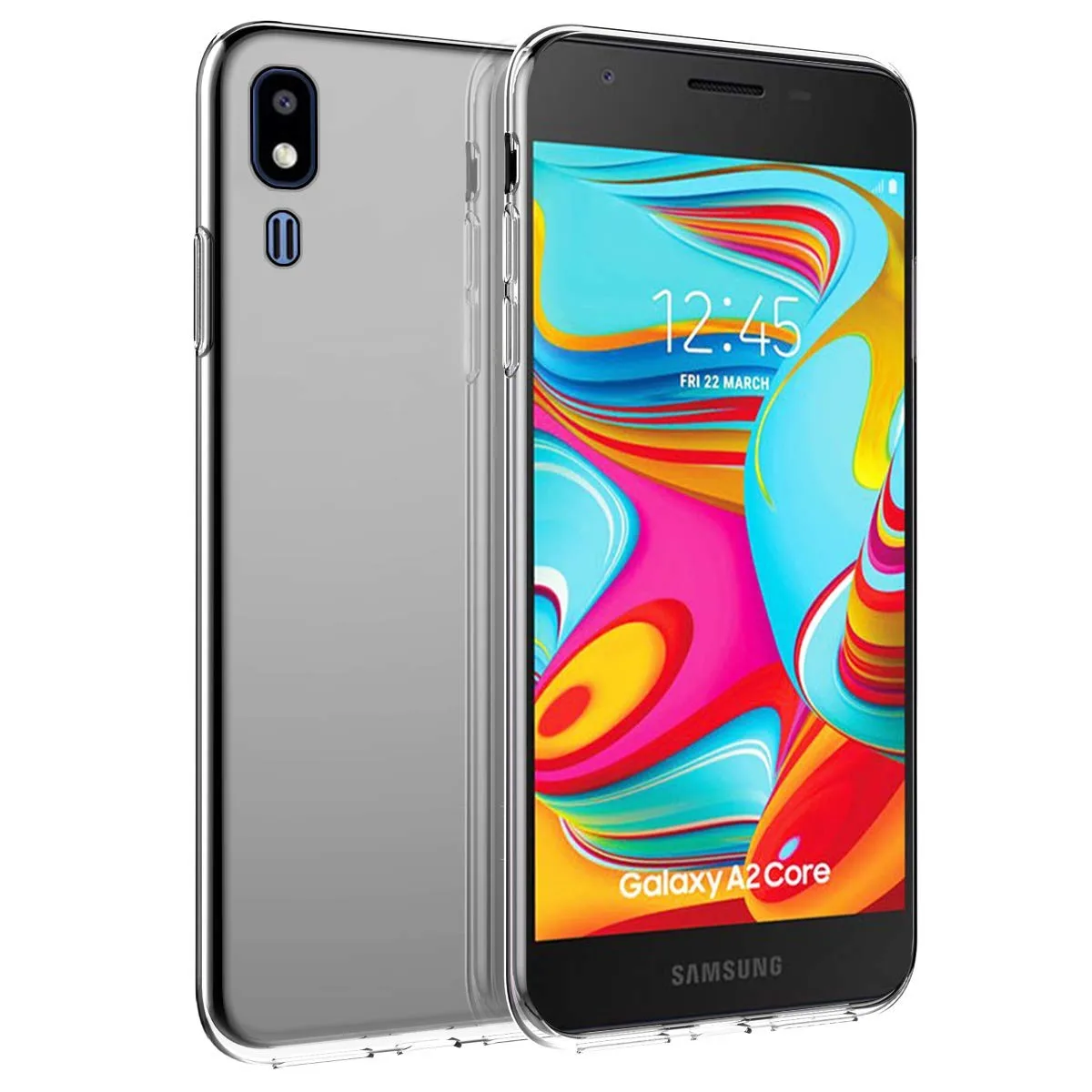 Прозрачный силиконовый чехол-подставка для Samsung A2 Core | Мобильные телефоны и