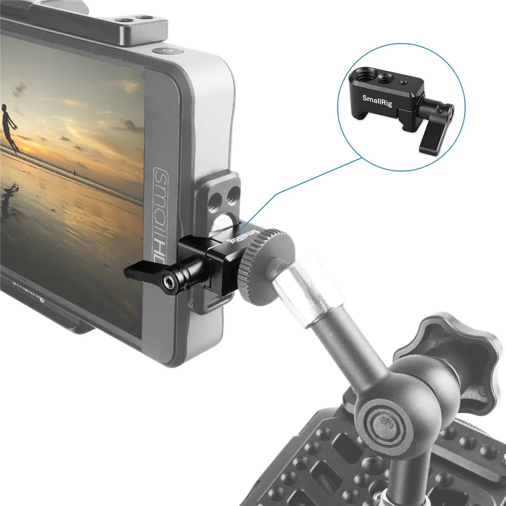 Быстроразъемный зажим SmallRig стандартный NATO с монтажными отверстиями 1/4 &quot 20 и