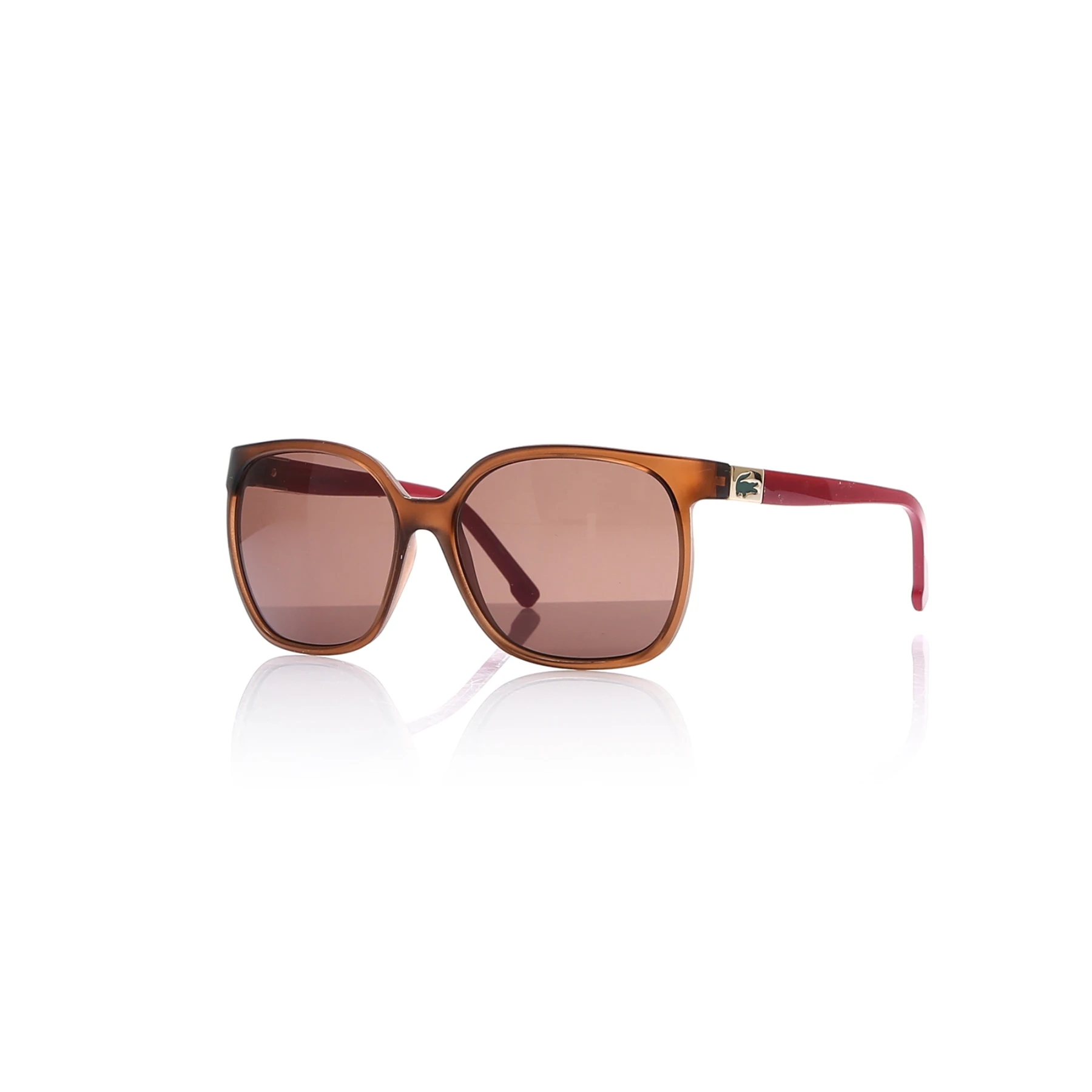 

Women's sunglasses lcc 508 213 bone Brown organic square square 57-15-135 lacoste