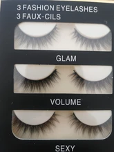 SHIDISHANGPIN-pestañas postizas 3D, 3 pares, 29 estilos, pelo de visón Natural largo, suave y esponjoso, hechas a mano