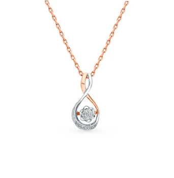 

Gold pendant with diamonds sunlight sample 585