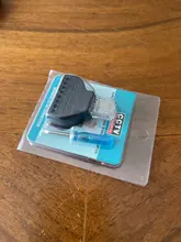 ESCAM-Adaptador de Terminal de tornillo RJ45, Ethernet macho a 8 pines AV, bloque convertidor, enchufe para cámara CCTV