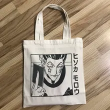 ¡Hisoka Morow de Hunter X Hunter Anime HxH hombro bolsas de lona de gran capacidad de la Universidad bolso Harajuku mujer bolsa de la compra