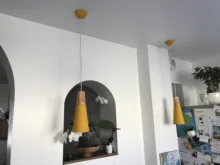 Pendant-Lights Hanging Wood Bedroom Kitchen Living-Room Dining Nordic-Style Restaurant
