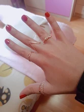 Juego de anillos de plata y oro para mujer, sortija de dedo torcida con lazo de corazón Vintage 2019, joyería femenina, regalos de boda