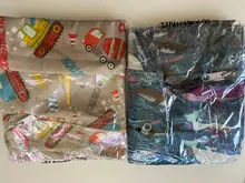 Asenappy-Bolso húmedo seco con dos cremalleras, bolsa de pañales para bebés, impermeable, reutilizable, lavable, 30x36cm