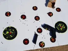 10 Uds. Splatter Flower objetivo colorido 8 pulgadas objetivos pegatinas metas para 2020 gran oferta Shoot Target adhesivo reactividad objetivo Shoot Target dianas para tiro al blanco