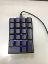 Mechanical-Keyboard Keypad Numeric Outemu-Switch Motospeed K23 OSU Blue 21-Keys Led-Backlight