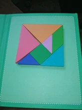 Rompecabezas magnético 3D para niños, Tangram, juego de Entrenamiento de aprendizaje Montessori, Juguetes Educativos de madera para niños