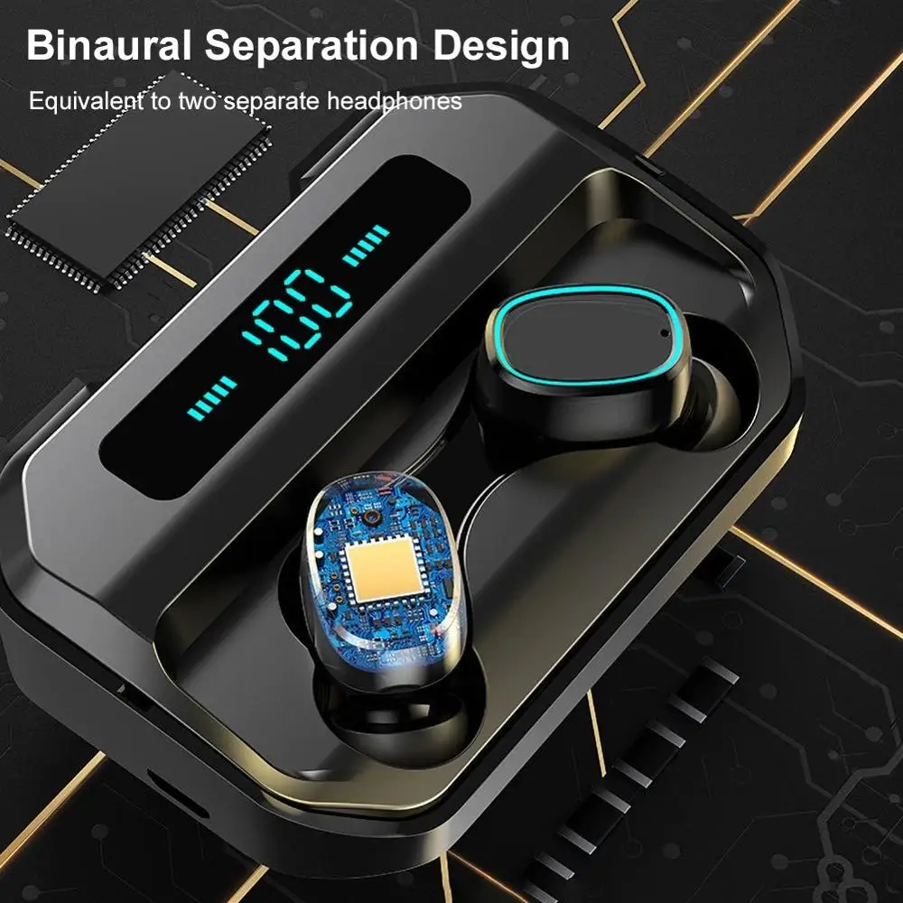50pcs wholesale M8 TWS Bluetooth Earphones