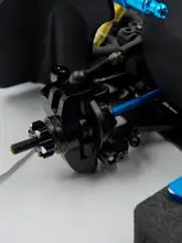  Yeah Racing 7075 Aluminum Front/Rear Universal Shaft Blue For Tamiya XV-01 #TAXV-012BU TAXV-013BU 