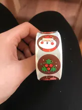 Stickers Box-Labels-Decorations Candy-Bag Merry-Christmas New-Year Elk 500pcs