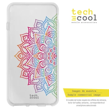 

FunnyTech®Silicone Case for Xiaomi Redmi Note 6/Note 6 Pro L Design Mandalas Geometric vers.3