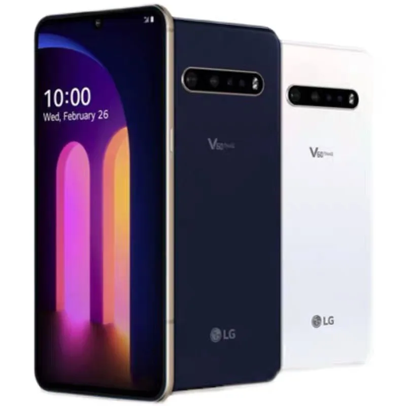 Original Unlocked Lg V60 Thinq V60 V600am/ V600tm /v600vm 8gb Ram 128gb Rom 6.8" Snapdragon 865