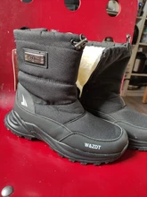 High-Boots Casual Shoes Outdoor Winter Men Non-Slip Male Zip for Man Travel Zipper Plus