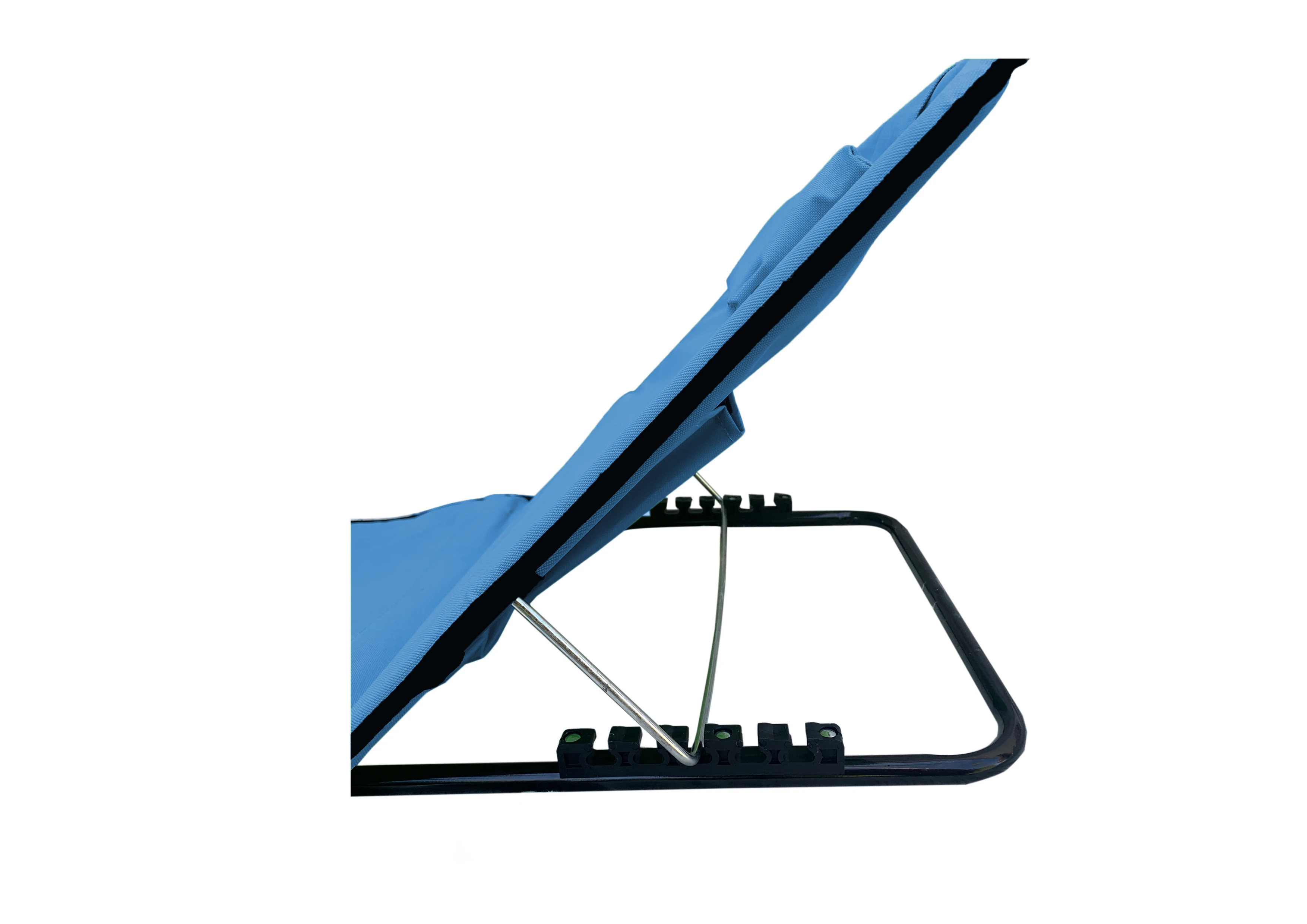 Pincho portable folding beach mat with adjustable backrest and headrest 170x48x50cm storage pocket