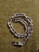 Bolsa de cadena de plástico grueso para dama Súper elegante, bolsa de mensajero con correas, bolso de mano, cadena de piezas para mochilas