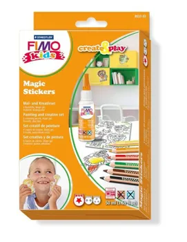 

FIMO KIDS CREATE PLAY 4 PADS 42 GR MAGIC STICKERS