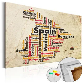 

Pictures of Cork-Spanish Cities (ES) [Cork Map] - 60x40 cm