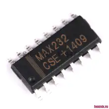 MAX232- Преобразователь логических уровней SOP-16- 5 шт