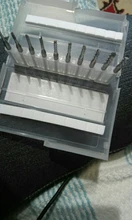 10 Uds 0,8-3.175mm PCB de carburo juego de cortadoras de fresado 3.175mm vástago de maíz Molino de extremo fresadora cortador Bits de corte CNC herramientas de fresado
