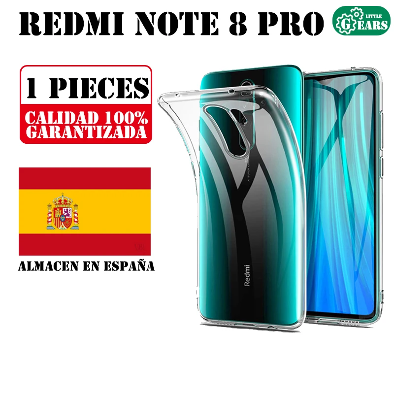 Ультратонкий прозрачный силиконовый чехол для Xiaomi Redmi Note 8 Pro ударопрочный и