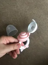 Chupete de silicona con dibujos de cerdo para bebé, de 3 tamaños mordedor de frutas y verduras, 1 unidad