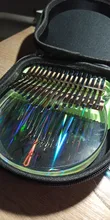 Stick Hammer Tuner Piano-Finger-Piano-Gift Kalimba-Case Thumb Acrylic Transparent 17-Key