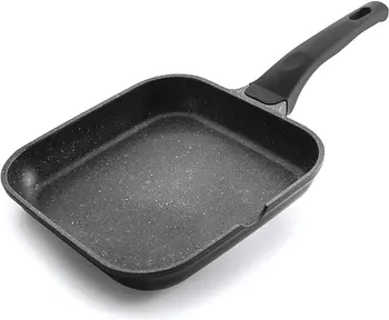 

Lacor - 24123 - Asador Liso Eco Piedra 24 cm - Negro